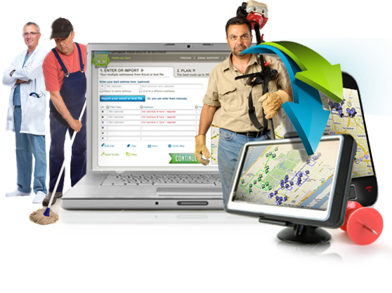 MarketMainPic Route Planner - Service Routes