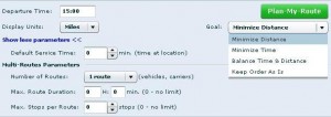 Routing Parameters Routing Parameters