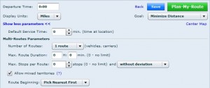 Multi-Routing-Parameters