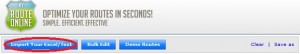 Route Planner Import Contact List
