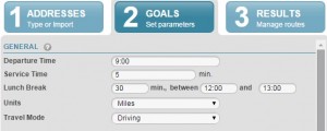 Routing parameters
