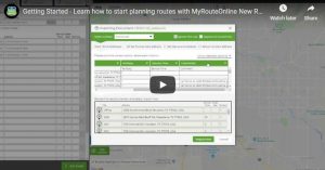 Start Planning Routes Online | MyRouteOnline