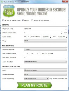 Goals - Set parameters