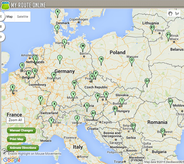 overseas trip planner