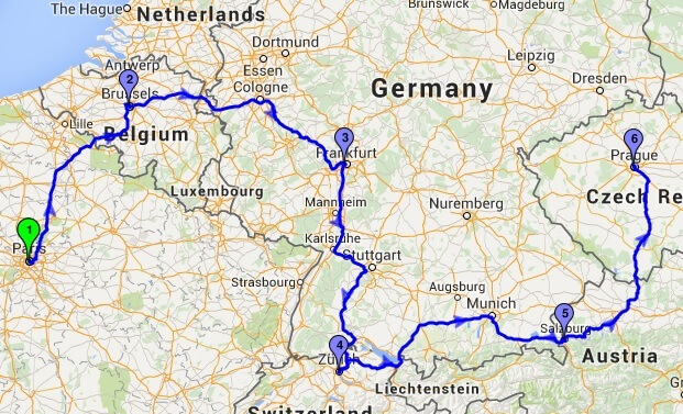 european journey planner