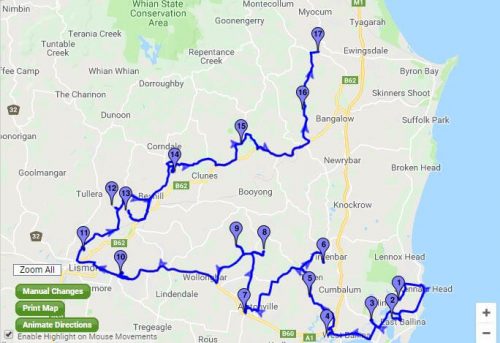 Australia Road Trip Map Online Route Planner In Australia