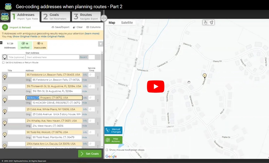 Geo-coding multiple addresses - Part 2