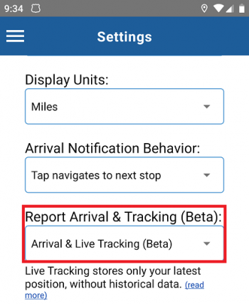 Report Arrival and Tracking