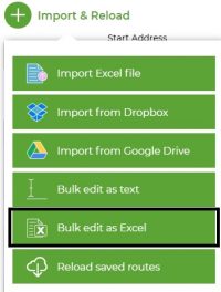Bulk edit as Excel