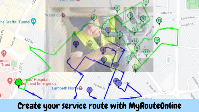 Create your service route with MyRouteOnline