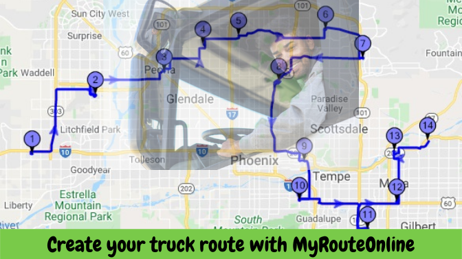 Truck Route Planning Software MyRouteOnline Truck Route Planning Software MyRouteOnline