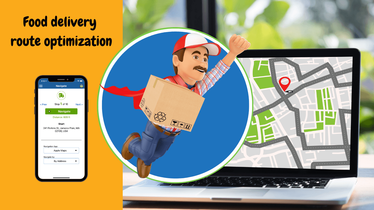 Food delivery route optimization