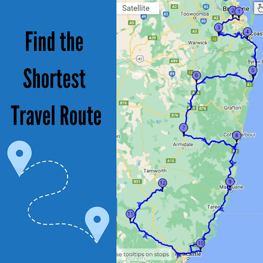 Find the Shortest Travel Route