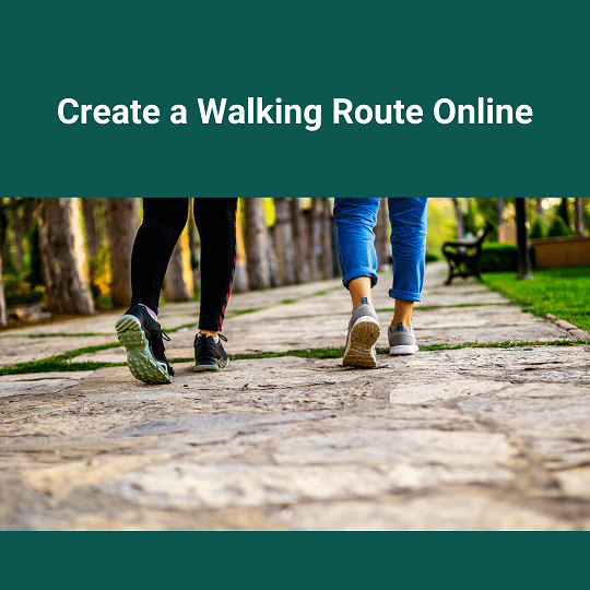 Create a walking route online